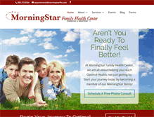 Tablet Screenshot of morningstarfhc.com